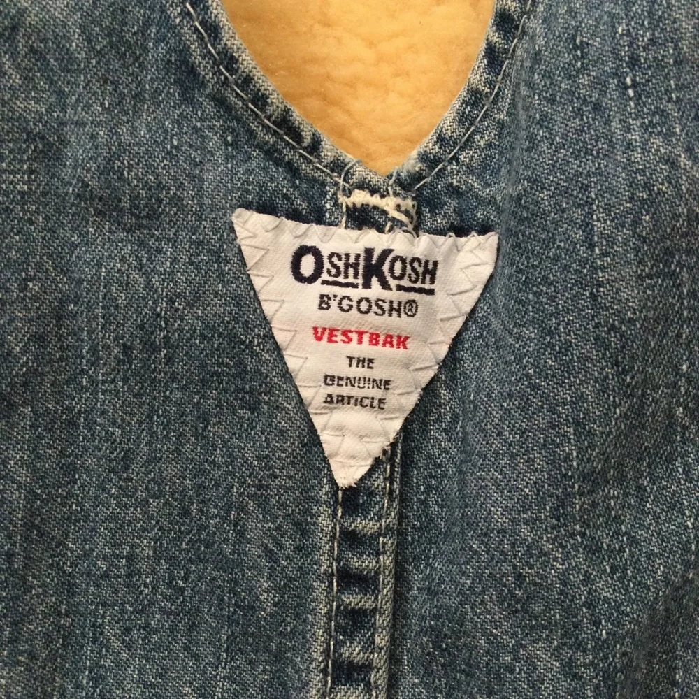 Vintage OshKosh toddler snap overalls